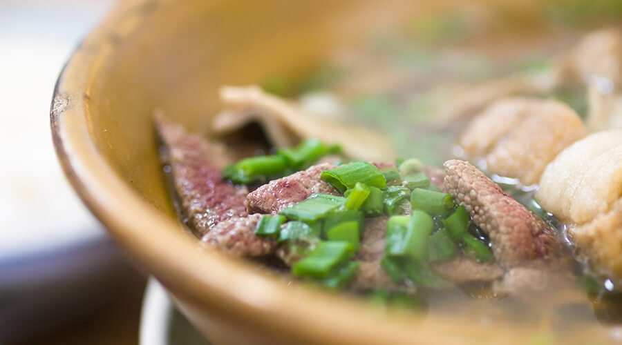 piping hot meat dish