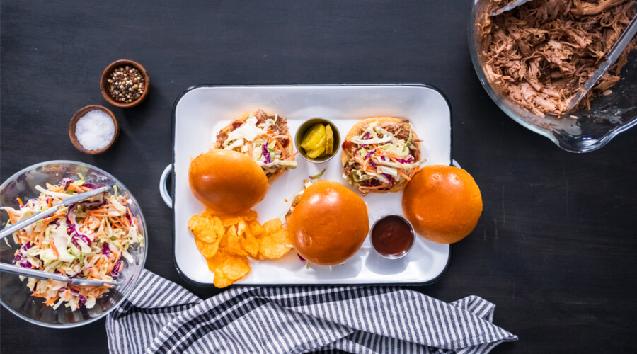 pulled pork brioche buns