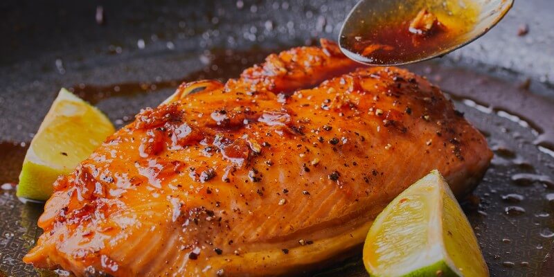 Sticky BBQ Salmon